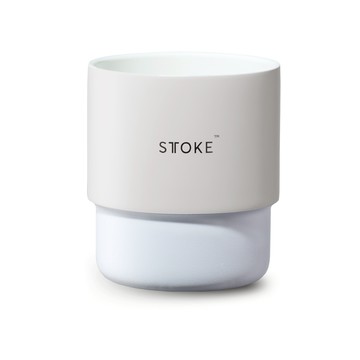 (Delonghi 贈品)STTOKE Swirl Home 精品陶瓷咖啡杯-香檳灰 (單入組) (0元加購)