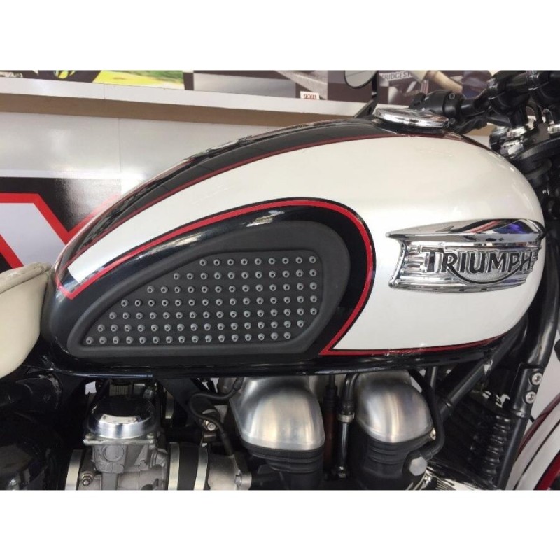 カフェレーサー タンクパッド トラクションパッド ゴム製 膝グリップ 汎用 SR400 TRIUMPH | LINEブランドカタログ