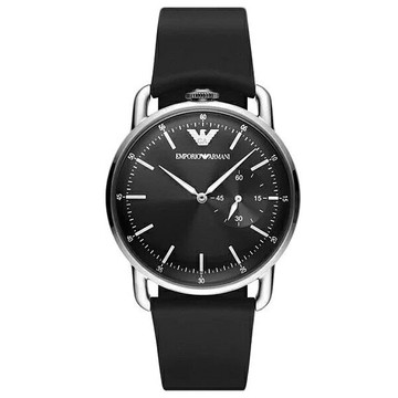 EMPORIO ARMANI 亞曼尼 AR11336 Aviator 紳士時尚單眼真皮男腕錶 / 41mm｜樂天領券現折★全館特惠中★指定刷卡回饋10%