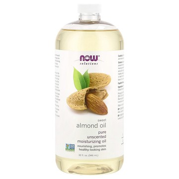 NOW Foods, Solutions，甜扁桃油，無香型，32 液量盎司（946 毫升）