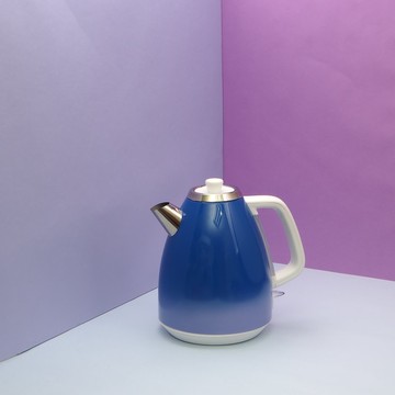 時尚不銹鋼無線1.7公升快煮水壺 - 星空紫 (漸變粉紫藍色)