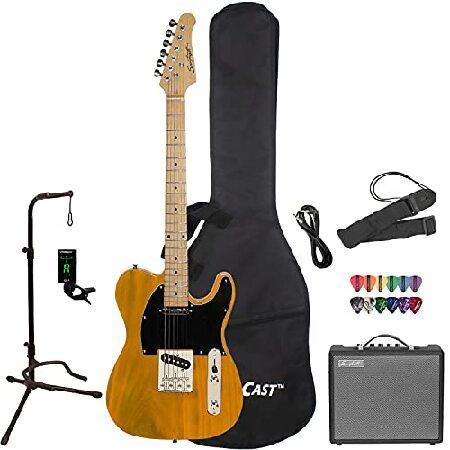 Sawtooth ET Series Electric Guitar Kit, Butterscotch with Black