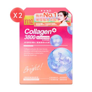 【孫藝珍代言- M2 美度】超能水光膠原飲 孫藝珍代言 8包*2盒 (共16包)