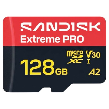 SanDisk 晟碟 Extreme PRO microSD UHS-I 記憶卡 SDSQXCJ-128G-GS6MA  1個  128GB