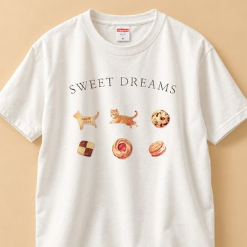 SWEET DREAMS 貓咪與餅乾 / Classic Cotton T-Shirt