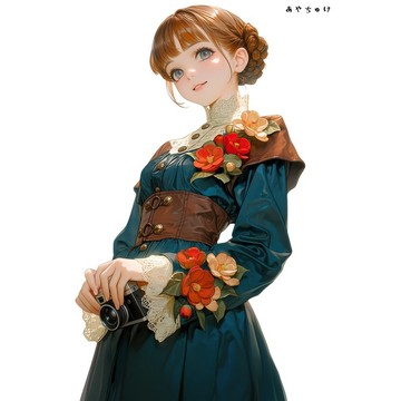 【9 月新作】07-143-0052 人物貼紙 幻想復古浪漫喫茶