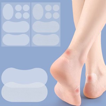 大友los2130捌組透明隱形後跟貼高跟鞋防磨腳隨意貼足部老繭水泡貼透明隱形鞋跟貼
