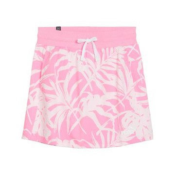 Puma 短裙 Palm Resort 女款 粉 白 5吋 抽繩 裙子 68300930