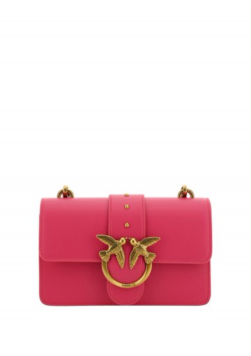 Pinko - Love One Mini Shoulder Bag - Womens - Pink