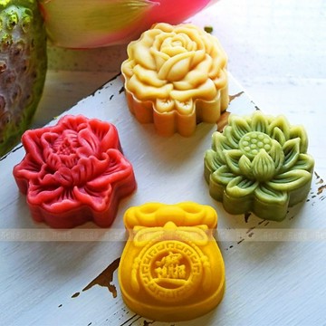 【熱銷】立體 月餅模具 櫻花 醒獅 如意 蓮花 玫瑰 牡丹 福袋 綠豆糕 工具