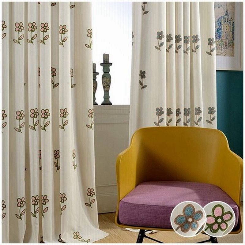 カーテン おしゃれ 子供部屋 北欧 花柄 オーダーカーテン 新生活 かわいい 女の子 プレゼント 幅101 0cm丈60 100cm 通販 Lineポイント最大0 5 Get Lineショッピング