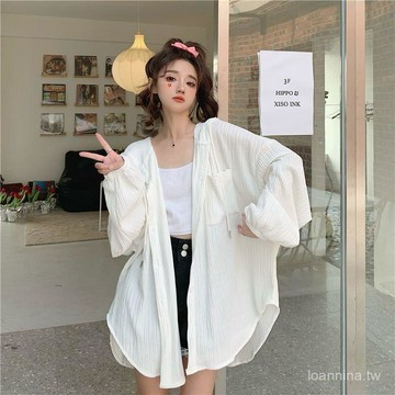 已售9642件💖默契滿分💯 夏季2025新款防曬衣女長袖韓版寬鬆百搭薄款開衫連帽防曬服秋外套 TMBM