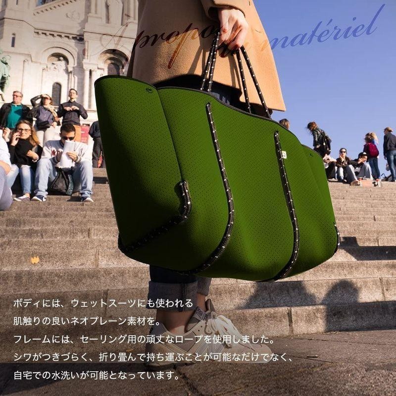 qbag ネオプレントートバックL マザーズバック - トートバッグ