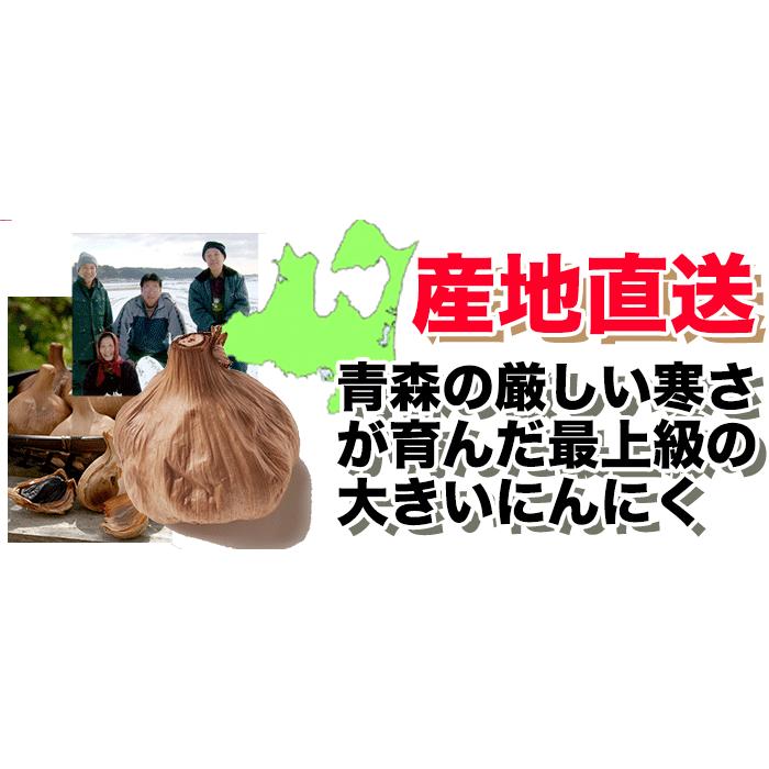 黒ニンニク 青森県産 発酵にんにく 国産 送料無料 熟成ニンニク 無添加