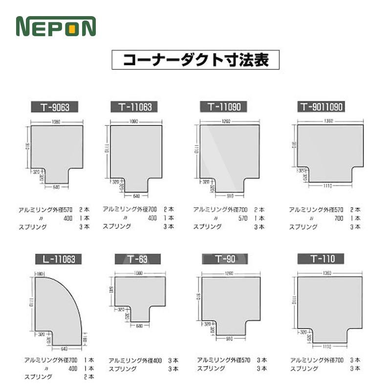 ネポン アルミリング単体 900用 ダクト・シートは付属しません RE0000124