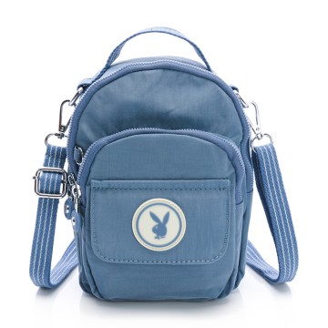 ✨喜迎春 - 獨享秒殺｜PLAYBOY 斜背包可後背 Simple life系列 - 藍色(541-3006-50-8)