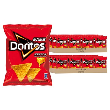 Doritos 多力多滋 玉米片 超濃起司  68g  24個