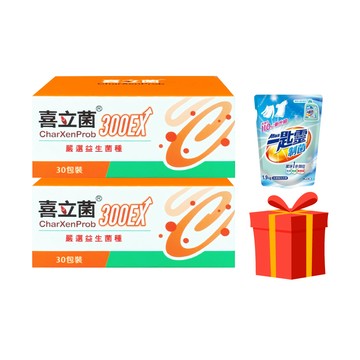 機能益生菌 【喜立菌】喜立菌300EX 2盒組(30包/盒 維持消化道機能)