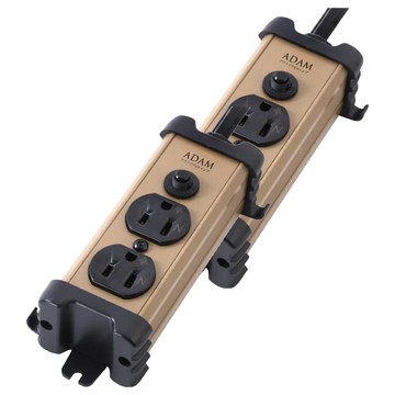 ADAM 2座延長線  1m  沙色  2個