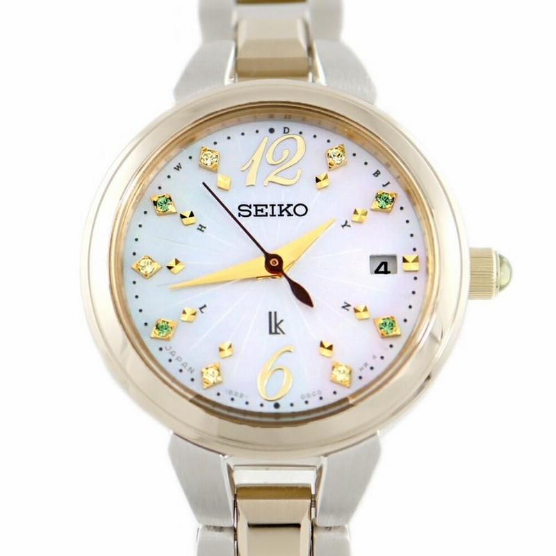 ほぼ新品 電池交換済 SEIKO セイコー ルキア 限定モデル 2500本限定 1B22-0CS0 SSVW156 レディース ソーラー電波 |  LINEショッピング