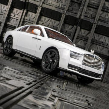 金麗方1901-360仿真閃靈合金汽車模型4開門轉向避震回力男孩玩具