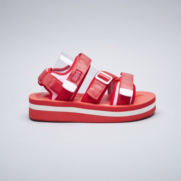 SUICOKE KISEE-VPO OG-044VPO 紅粉 厚底 魔鬼氈 涼鞋 黃金大底SK20044VPORP