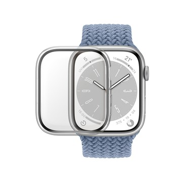 PanzerGlass Apple Watch S9 / S8 / S7 41mm 全方位D3O抗震防護高透鋼化漾玻保護殼-透