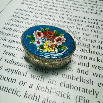 早期收藏 義大利精緻馬賽克小盒