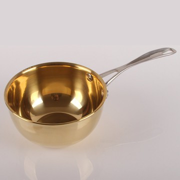 進口純銅奶鍋家用燃氣電磁爐通用小鍋煮面條輔食鍋煮泡面熱牛奶鍋