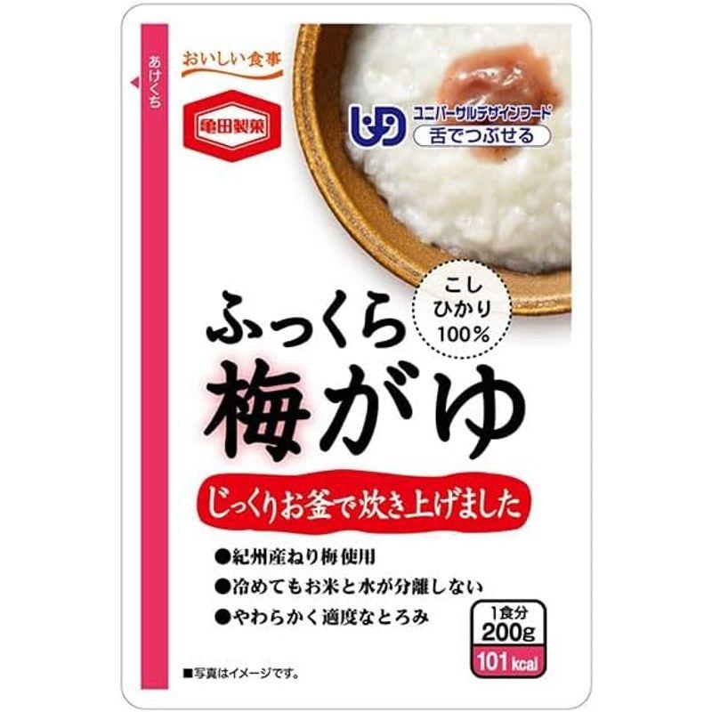 亀田製菓 ふっくら梅がゆ 200gパウチ×24袋入×(2ケース)