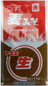 ヤマエ食品 赤生みそ麦 1kg