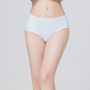 窈窕美臀抑菌中腰內褲(天空藍 女 M-2XL)
