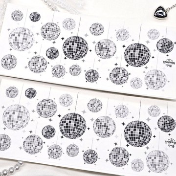 :鏡球: 霧面透明貼紙