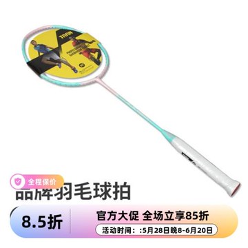 泰昂羽毛球拍S3輕量型專業全碳素攻守兼備單拍禮盒裝女神級初學者