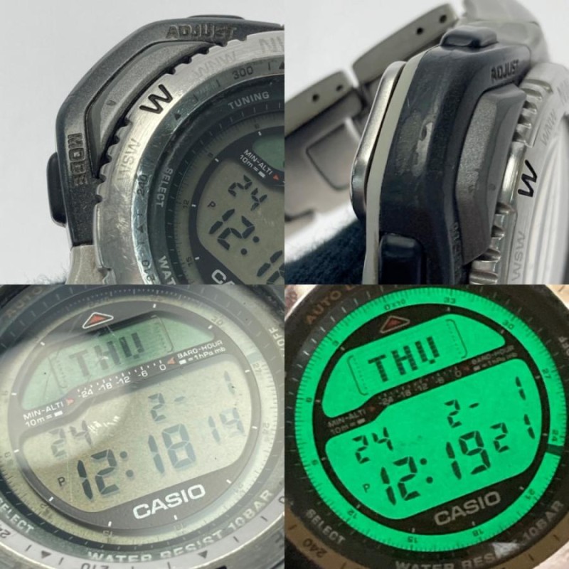 CASIO カシオ プロトレック デジタル PRT-1400 クォーツ メンズ 腕時計 PRO TREK 傷や汚れあり | LINEブランドカタログ