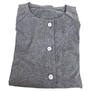 護理服 黏扣式春夏款灰色男款 100%棉  1組