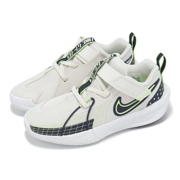 Nike 籃球鞋 G.T. Cut 3 PS 童鞋 中童 黑 綠 米白 運動鞋 魔鬼氈 氣墊 FD7034-005
