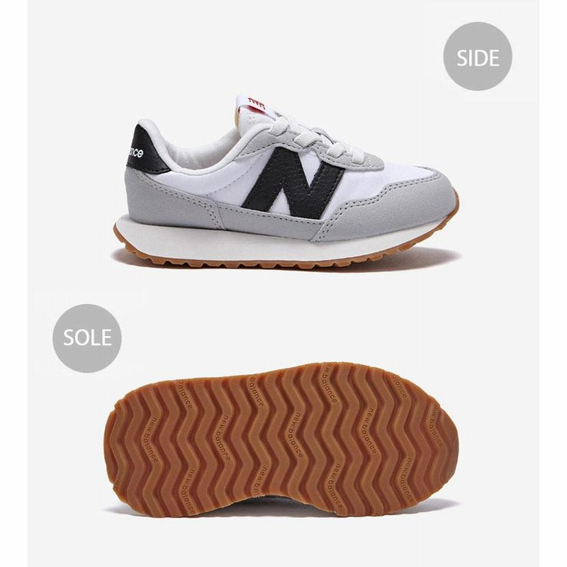 New Balance 237 スニーカー グレー/ブラック/ホワイト New Balance ニューバランス レディース スニーカー WS237DB1