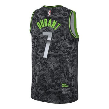 Nike NBA Kevin Durant Select Casual Sports Basketball Vest Brooklyn Nets 7 Black Gray Blackgray