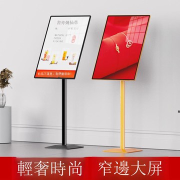 廣告牌立式展示牌歐美商場立牌展架落地式店門口宣傳海報展示架[DD260109]