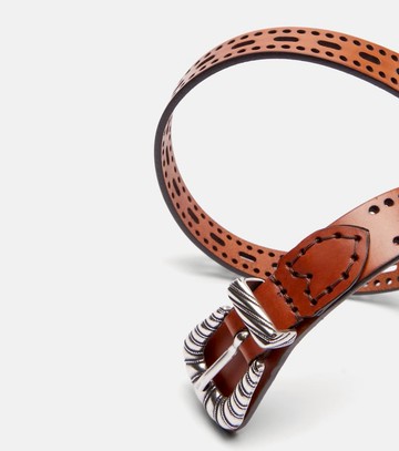 Etro Western leather belt