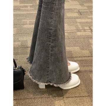 瑪麗珍鞋女2025新款冬季鞋子復古高跟鞋韓系淺口單鞋小香風厚底鞋