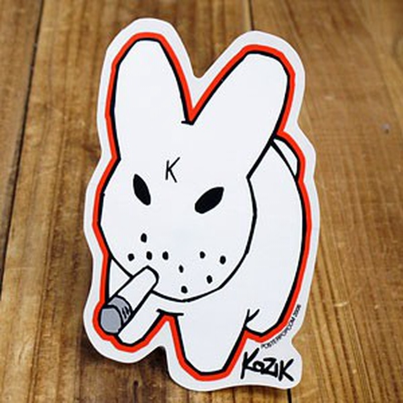 ステッカー 車 アメリカン バイク うさぎ 動物 コジック Kozik K Bunny Sc 1160 Gen 通販 Lineポイント最大1 0 Get Lineショッピング