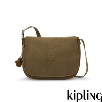 Kipling 卡其綠輕盈側背包-EARTHBEAT M
