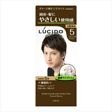 【 マンダム 】LUCIDO 一推即染髮劑 自然棕色（非藥品）【24組】髮色  日本必買 | 日本樂天熱銷