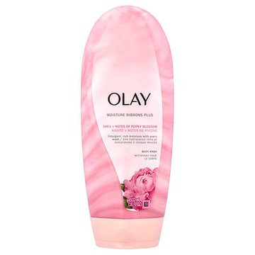 Olay, 美肌清爽沐浴露，乳木果 + 牡丹花香，18 液量盎司（532 毫升）