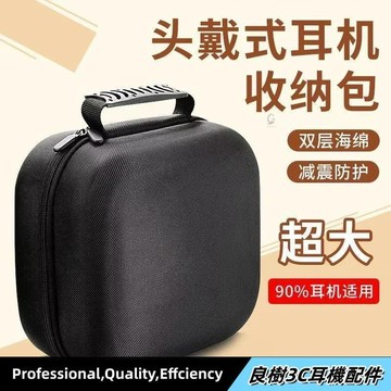 隔日達⚡通用型耳機包 頭戴耳機包 索尼 愛科技 賽睿 雷蛇 海盜船 金士頓 羅技 抗壓 抗震 大容量保護套收納盒