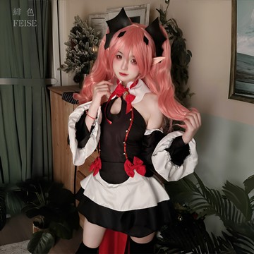 ❤️緋色❤️現貨 克魯魯·採佩西女王 吸血鬼角色扮演 Lolita終結的熾天使 cosplay變裝女裝萬聖節服裝