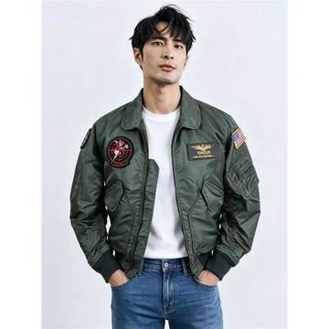 壯志凌云2 TOPGUN同款飛行夾克CWU-45P/36P男式尼龍外套短款加厚