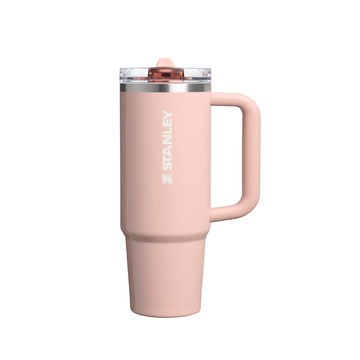 STANLEY 防漏吸管隨手杯 0.88L / 晨曦粉